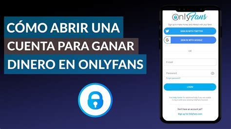 only fans abrir cuenta|Crear una cuenta en OnlyFans